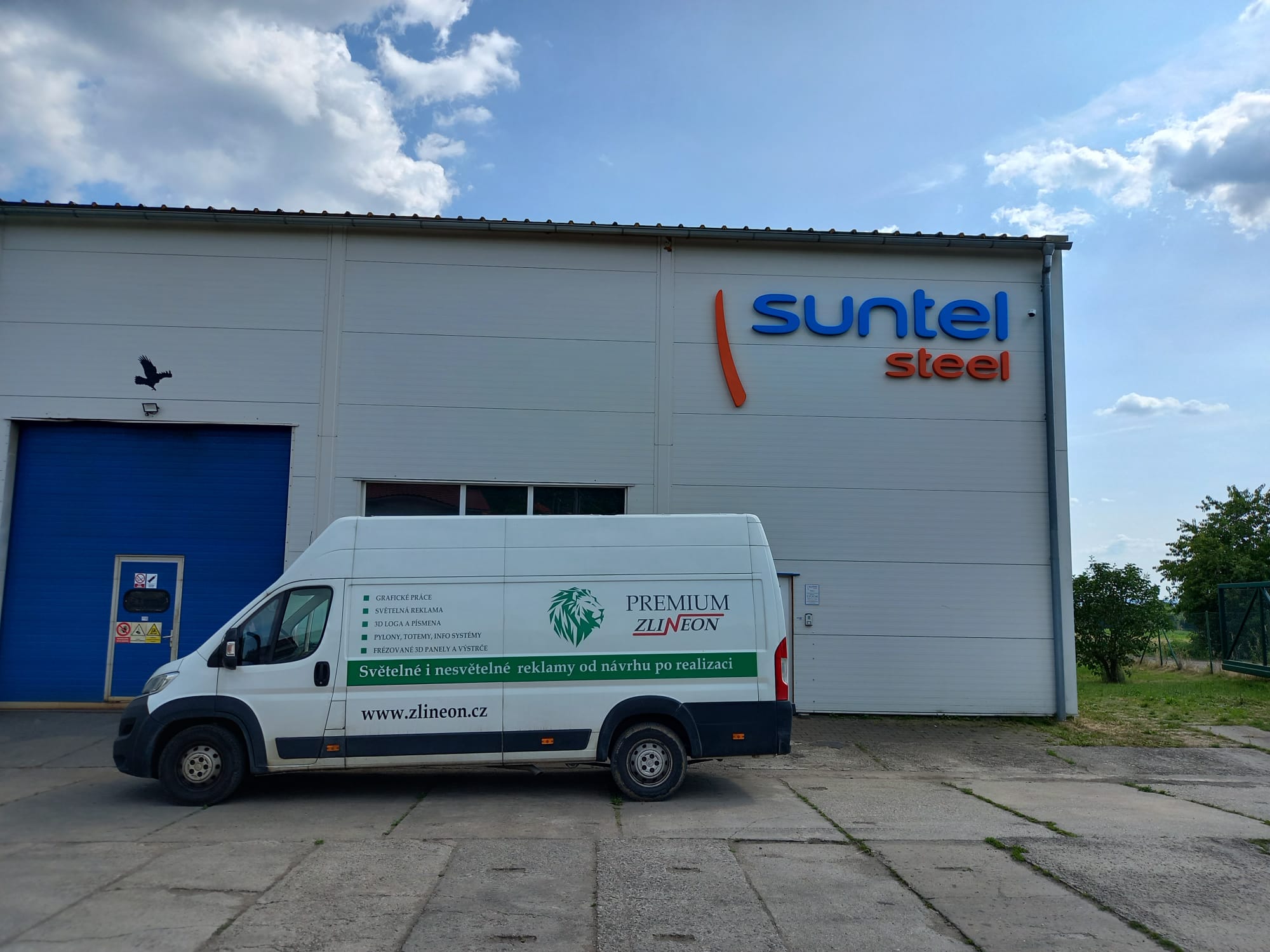Nesvětelné 3D logo – Suntel Steel